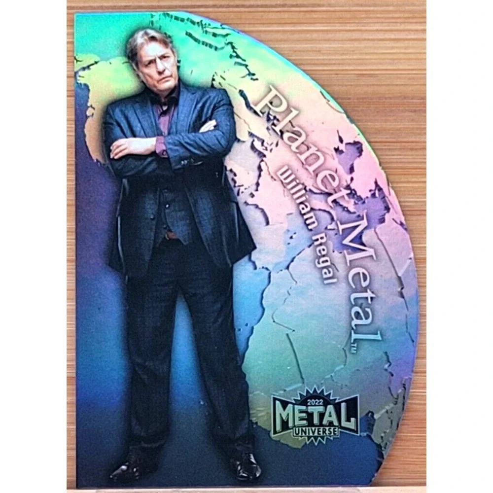 2022 UPPER DECK AEW METAL UNIVERSE WILLIAM REGAL PLANET‎ METAL